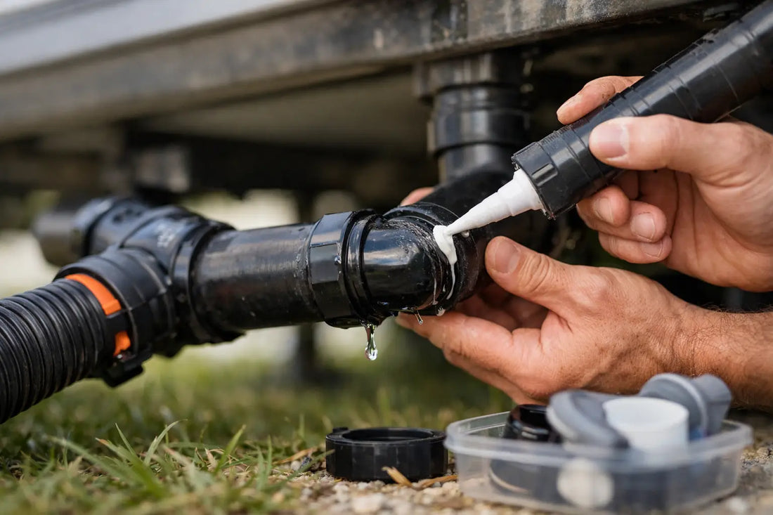 Seal Leaking RV Drain Fittings the Right Way