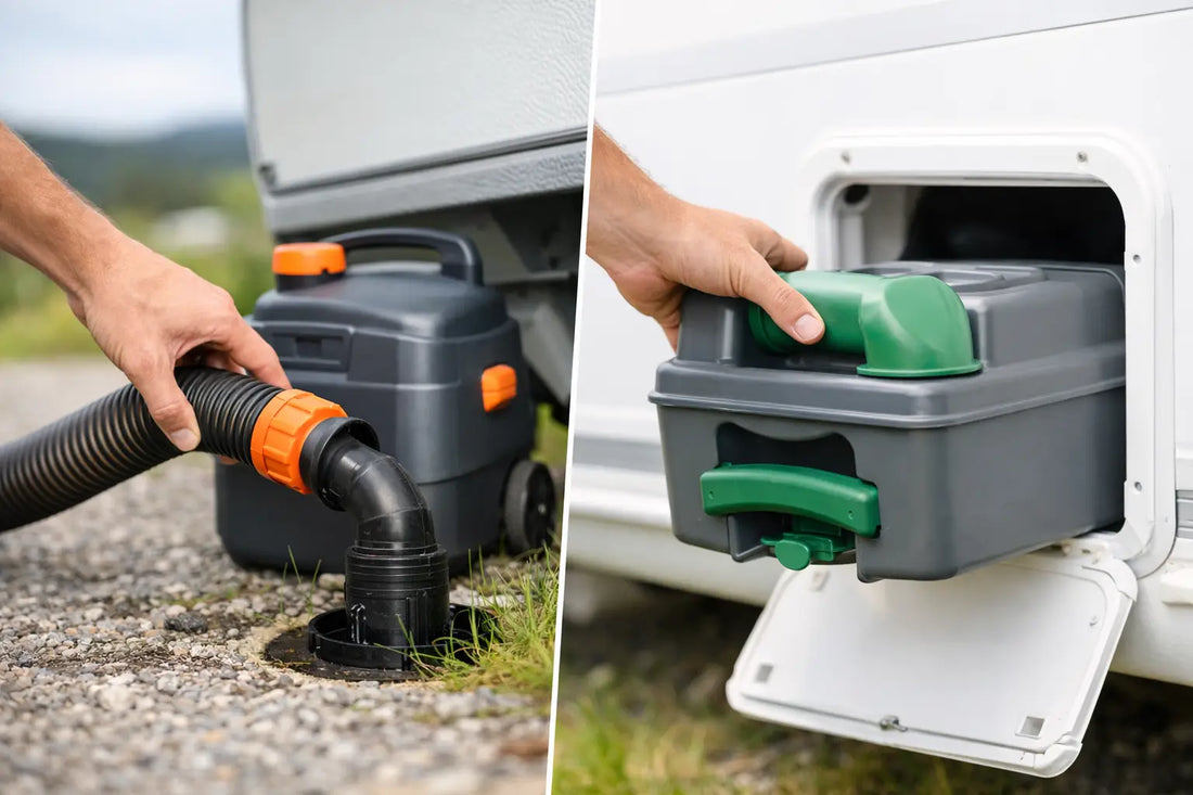 Caravan Waste Pump vs Cassette Toilet Compared