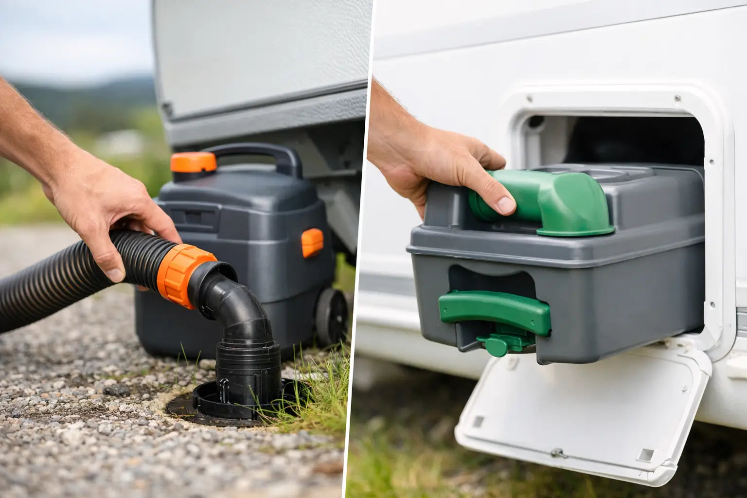 Caravan Waste Pump vs Cassette Toilet Compared