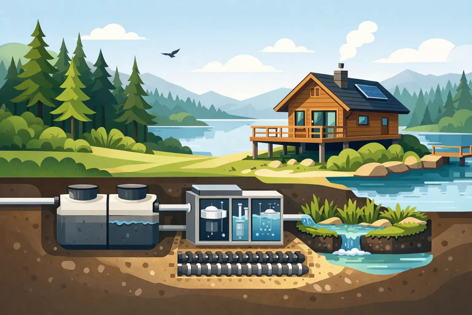 Best Wastewater Solution for Remote Cabin