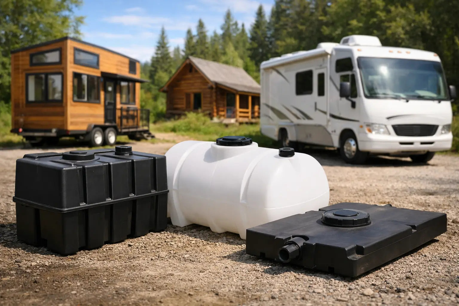 Holding Tanks for Tiny Homes, Cabins and RVs