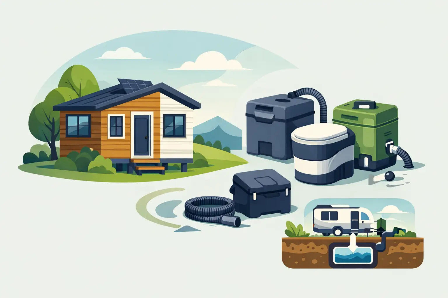 Portable Waste System for Tiny Homes