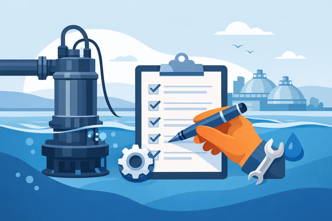 Wastewater Pump Maintenance Checklist