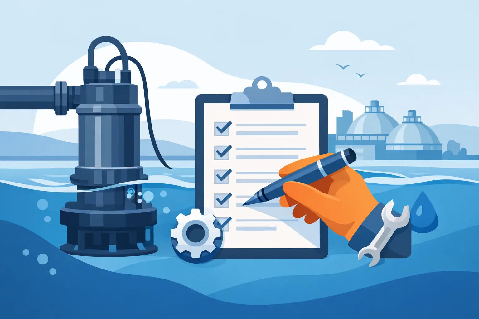 Wastewater Pump Maintenance Checklist