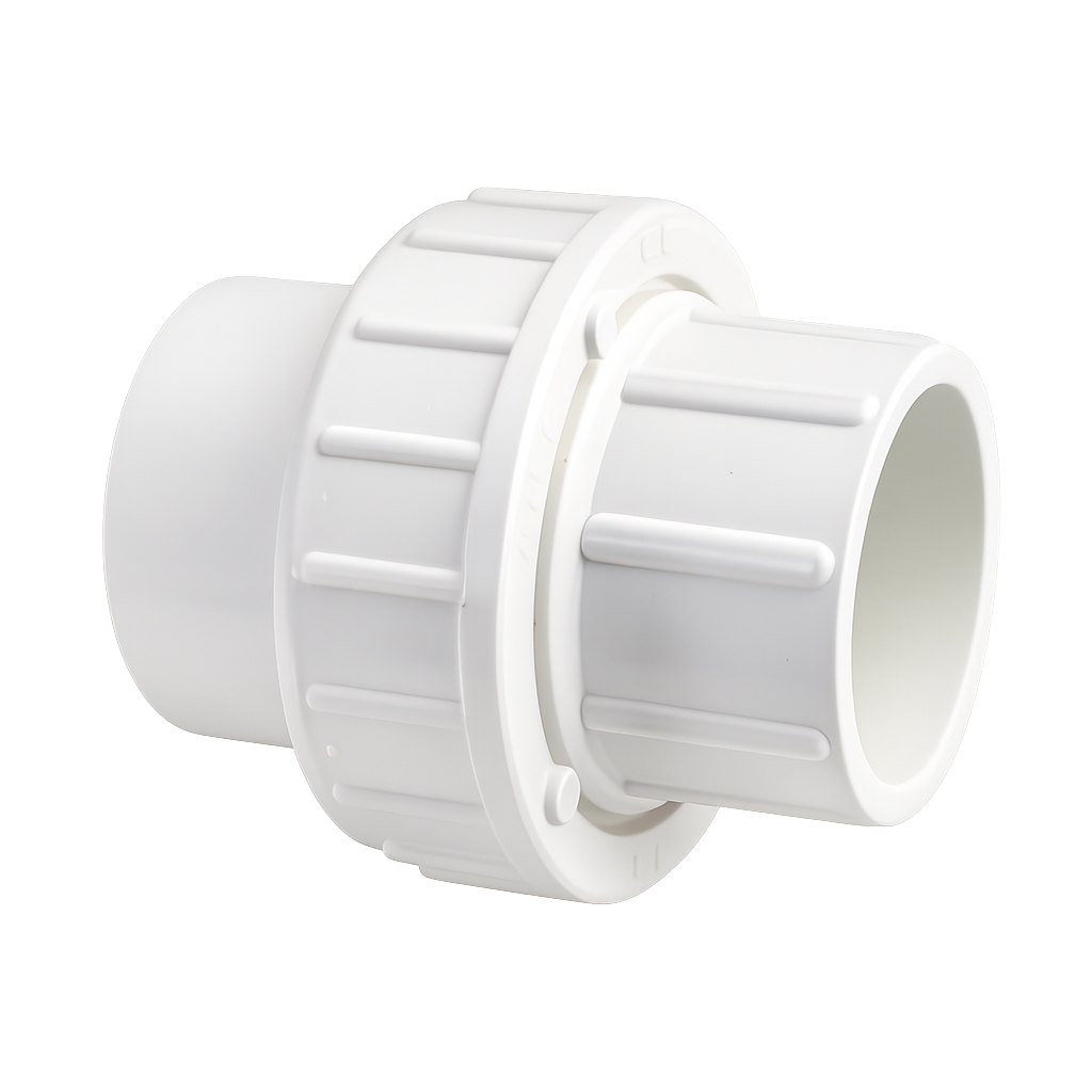 40mm PVC barrel Union with Slip Port